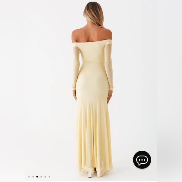 Peppermayo Cream Off-Shoulder Maxi Dress - Picture 2 of 4